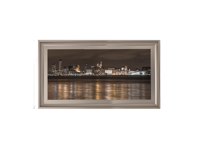 Liverpool city skyline across the River Mersey II