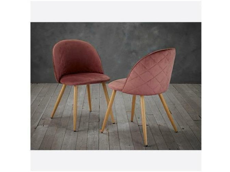 Venice Velvet Dining Chairs (Pack of 2)