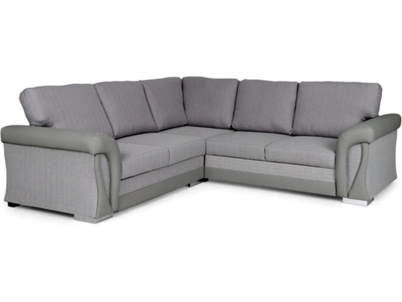 Vigo Fabric Corner Sofa Bed with Storage