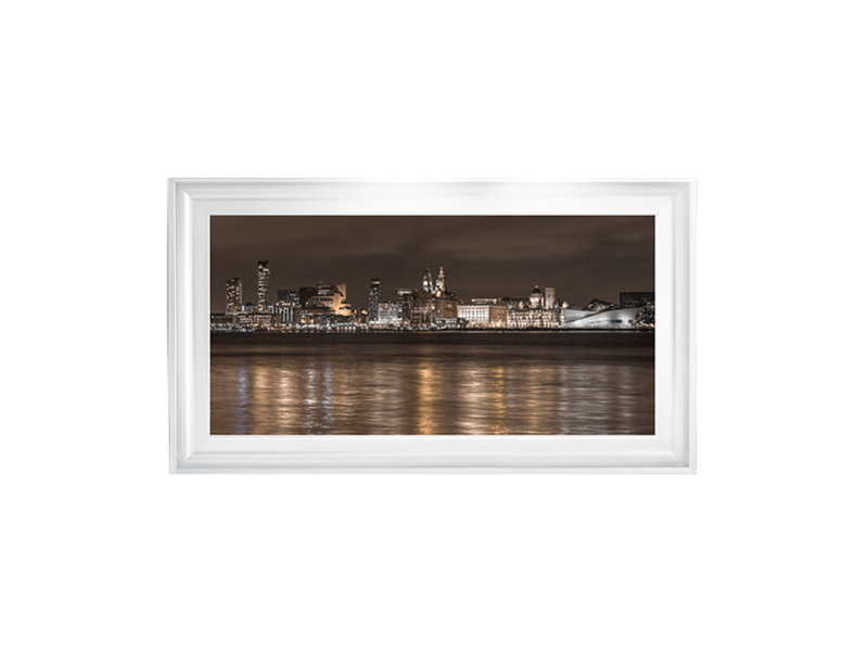 Liverpool city skyline across the River Mersey II